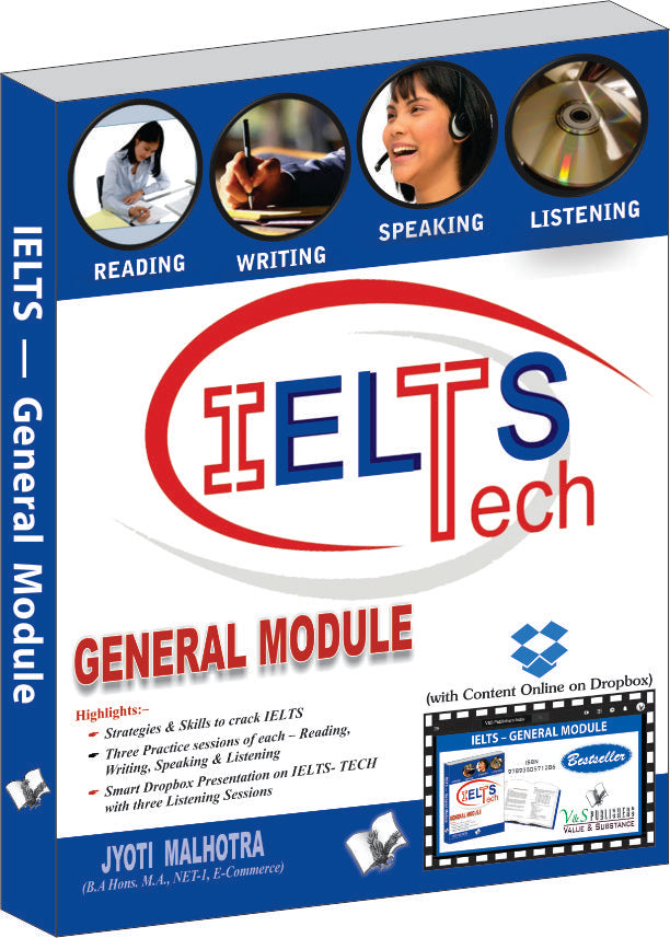 IELTS - General Module   (With Online Content on  Dropbox) by Jyoti Malhotra - Dista