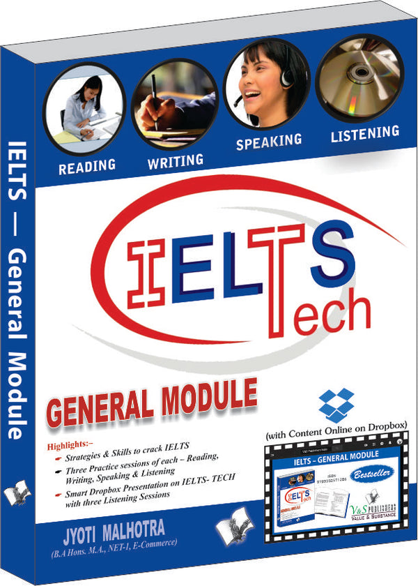 IELTS - General Module   (With Online Content on  Dropbox) by Jyoti Malhotra - Dista