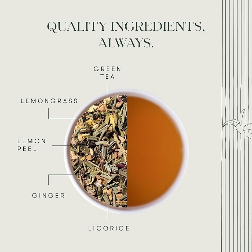 Luxmi Estates Citrus Sky - Lemongrass Ginger Green Tea - Dista