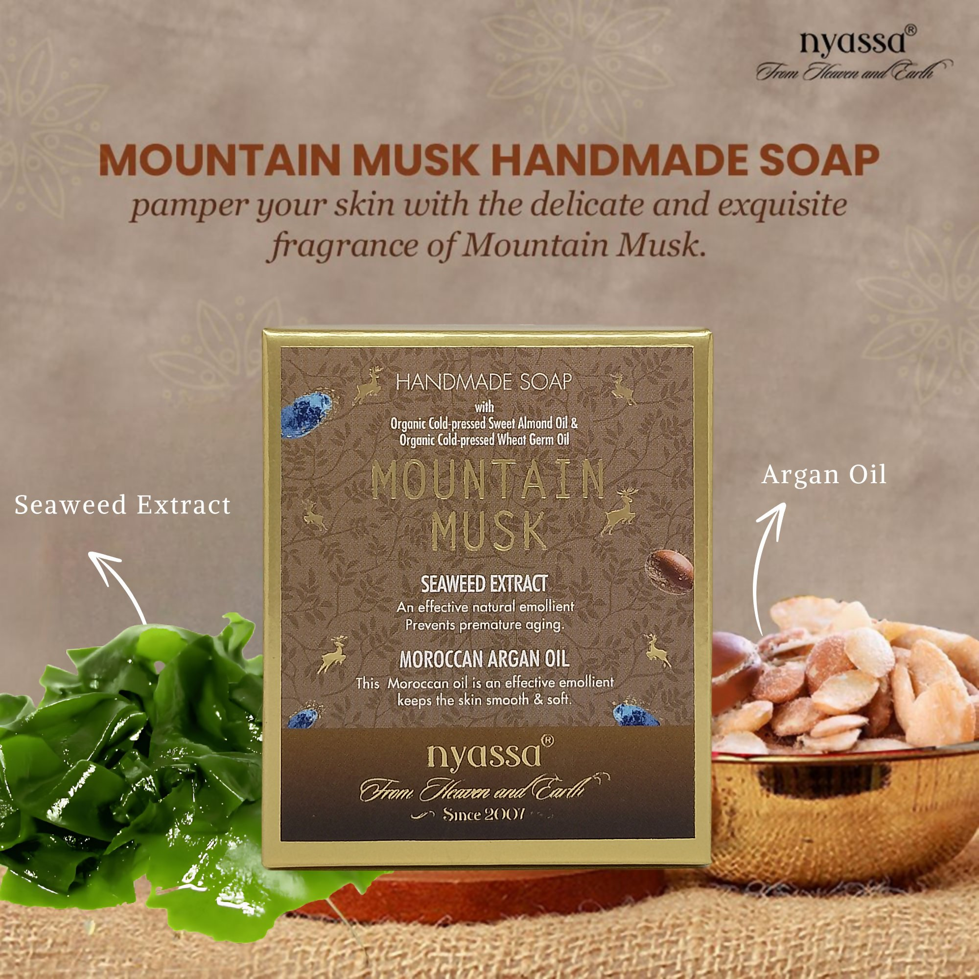 Nyassa Mountain Musk Handmade Soap - Distacart