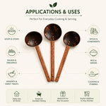 Thumbnail for Thenga Coconut Shell Ladles/Spoon Set - Dista
