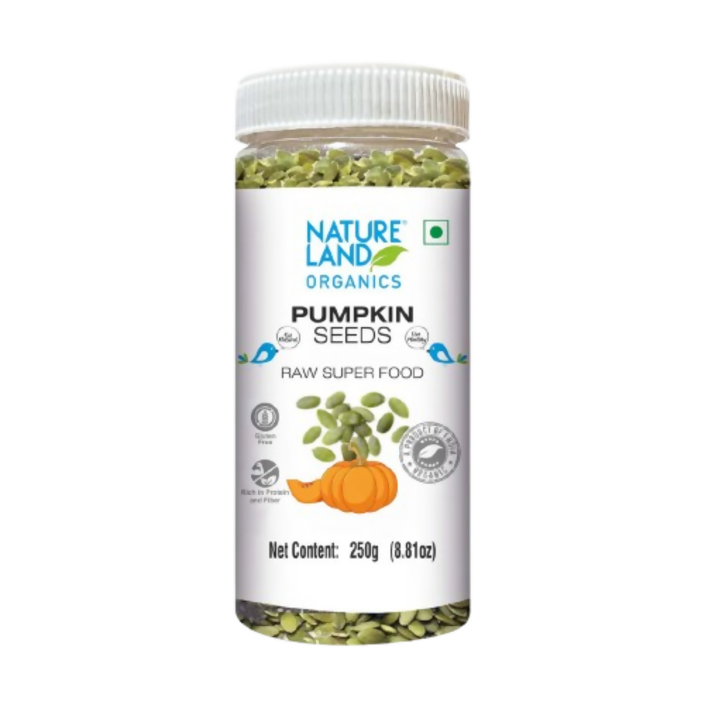 Nature Land Organics Edible Pumpkin Seeds - Distacart