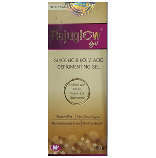 Rejuglow Gel with Glycolic Acid, Kojic Acid, Niacinamide & Vitamin E - Distacart
