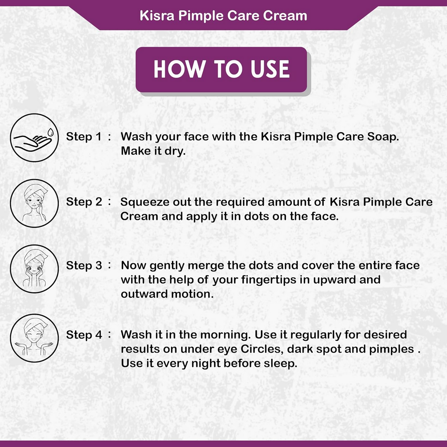 Kisra Ultimate Anti Acne - Pimple & Dark Spot Care Kit - Distacart