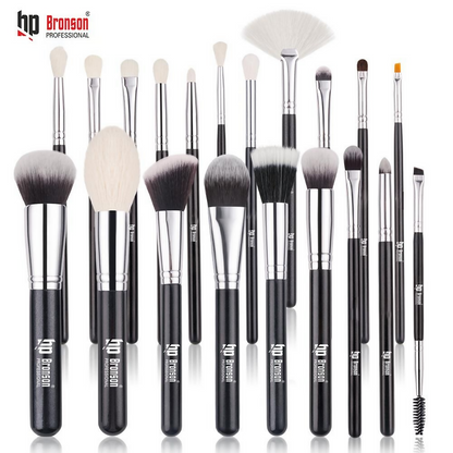 Bronson Professional 20Pc Face & Eyes Makeup Brushes set - Dista