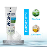 Thumbnail for VI-JOHN Dermatologically Tested Premium Claming Aqua Shaving Cream Enriched with Aloevera & Almond Oil free From Silicone,Paraben & Mineral Oil