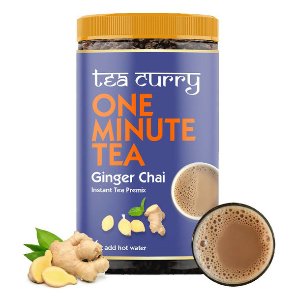 Teacurry Ginger Instant Tea Premix - Premium Ginger Premix Tea with Real Ginger - Distacart