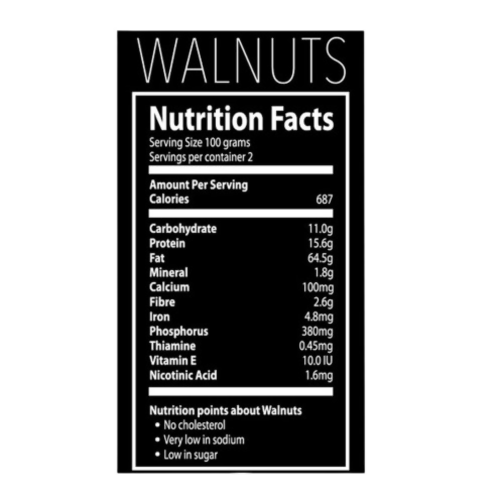 Go Organic Walnuts Kernels Extra Light/Quarters - Dista