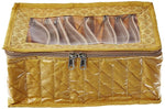Thumbnail for Asmaani Satin 10 Yellow Pocket Jewellery Organizer