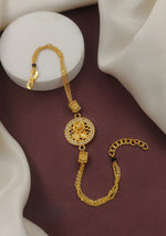 Thumbnail for Fancy Gold-Polished Bracelet By House of Ree - Distacart