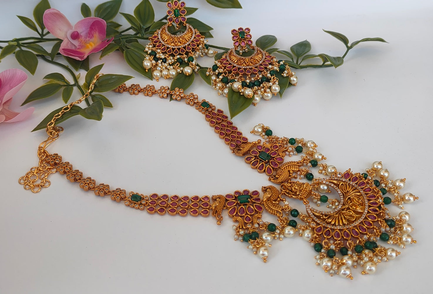 Matt Finish Temple Jewellery - Distacart