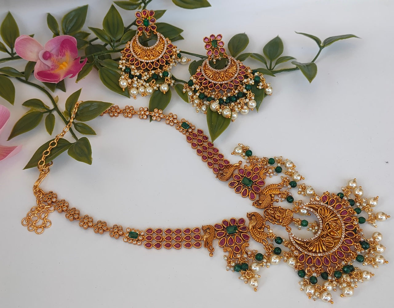 Matt Finish Temple Jewellery - Distacart