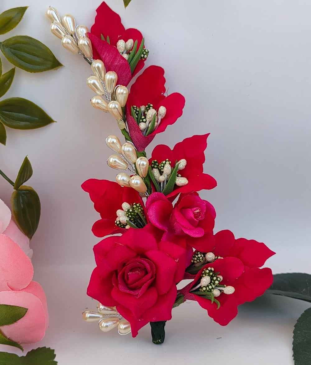 Pink Flower Brooch - Distacart