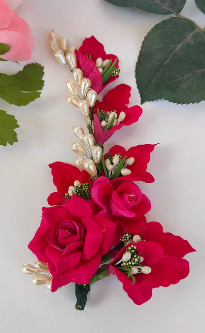 Pink Flower Brooch - Distacart