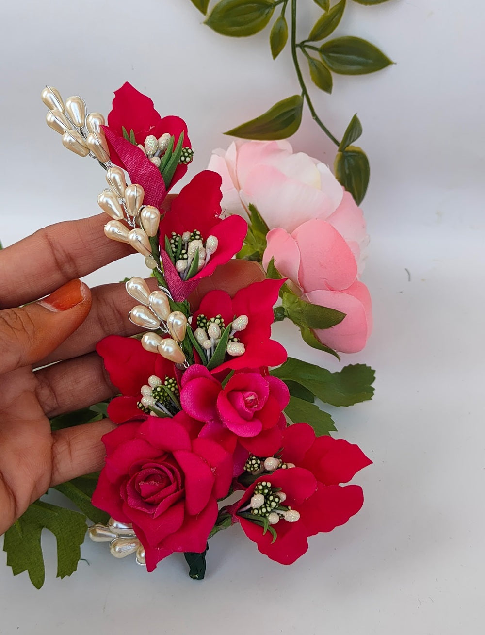 Pink Flower Brooch - Distacart