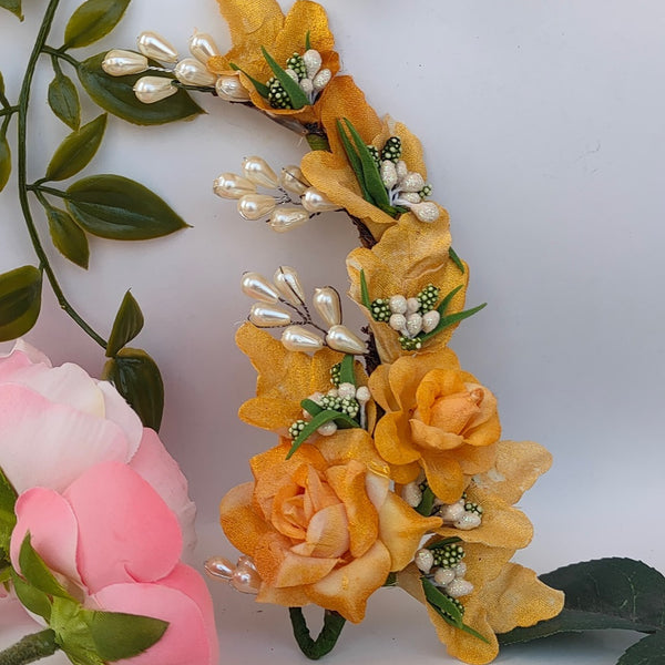 Gold Flower Brooch - Distacart