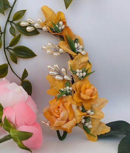 Gold Flower Brooch - Distacart