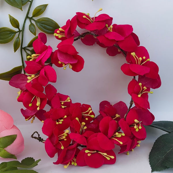 Pink Flower Hair Accessories - Distacart