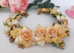 Thumbnail for Gold Bridal Flower Hair Gajra - Distacart
