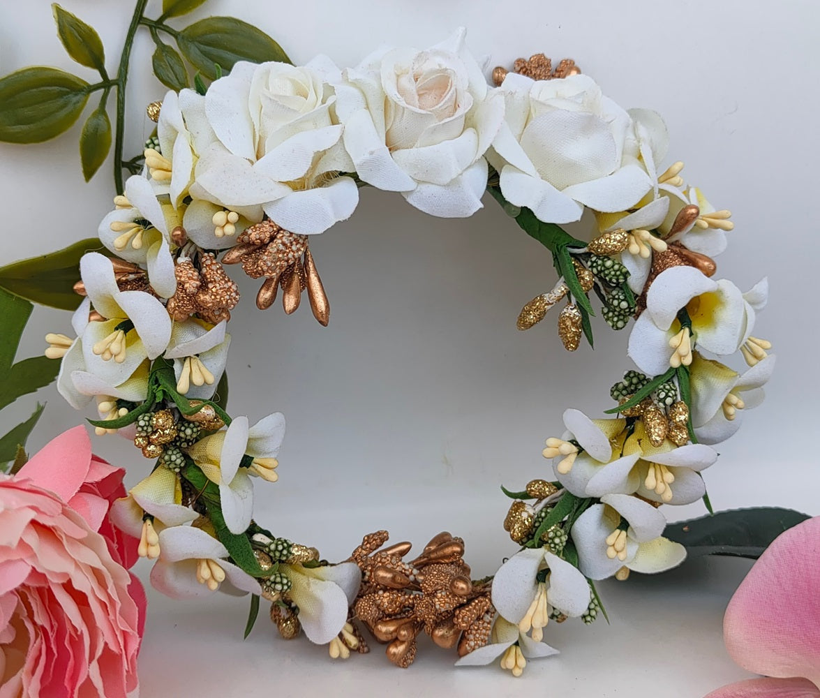 White Bridal Flower Hair Accessories - Distacart