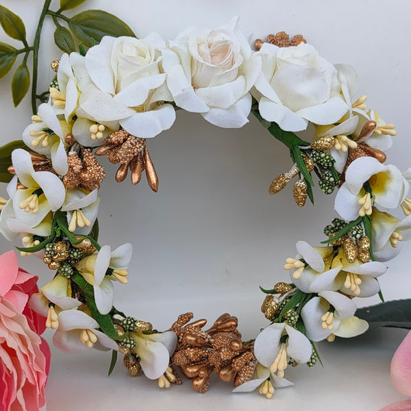 White Bridal Flower Hair Accessories - Distacart