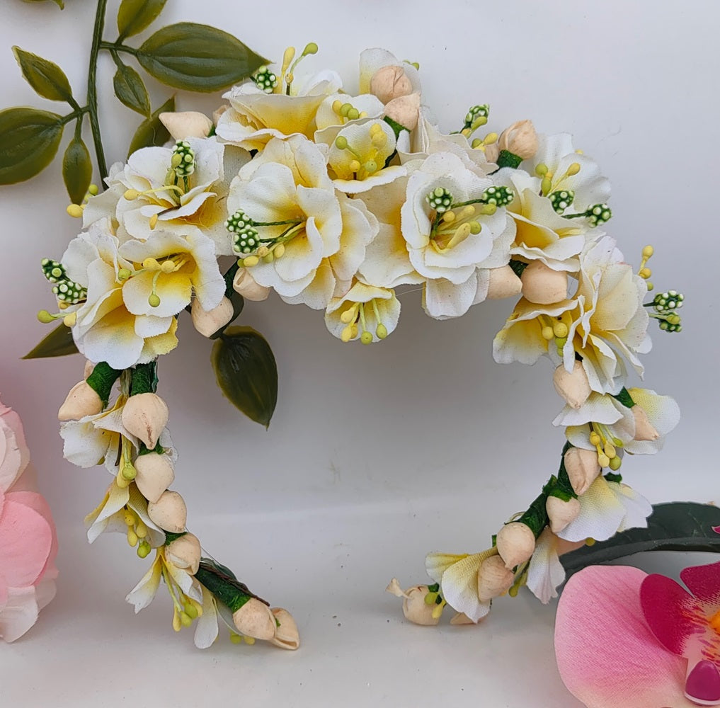 White Trendy Bridal Hair Accessories - Distacart