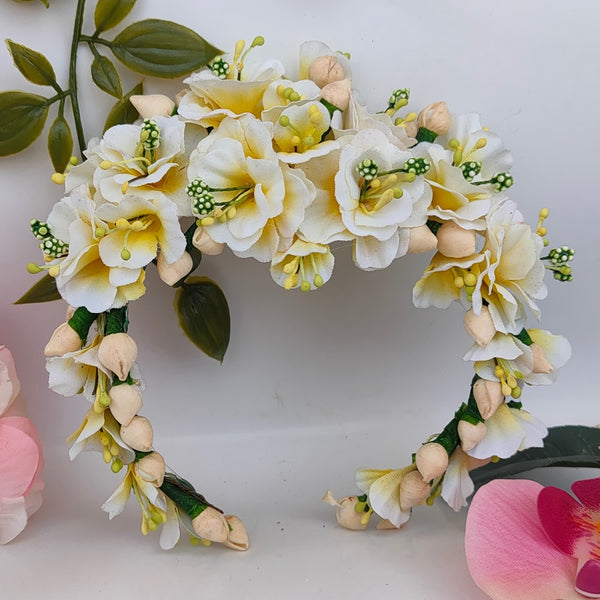White Trendy Bridal Hair Accessories - Distacart