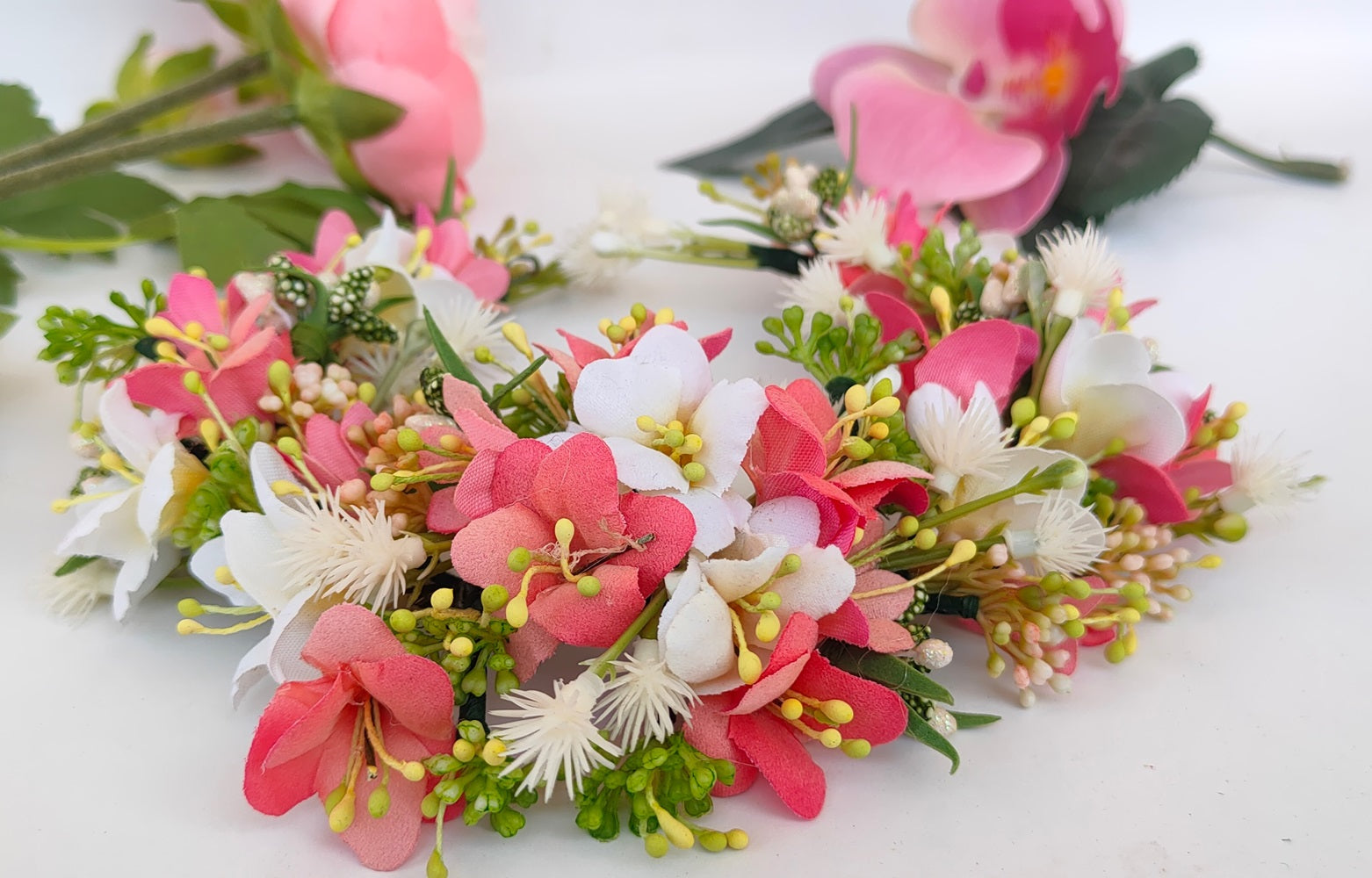 Peach Bridal Hair Accessories - Distacart