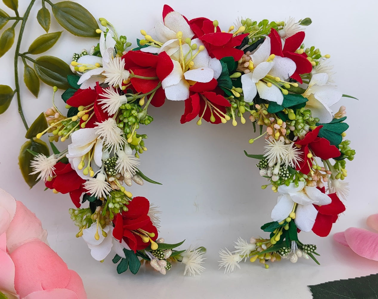 Red Bridal Hair Accessories - Distacart