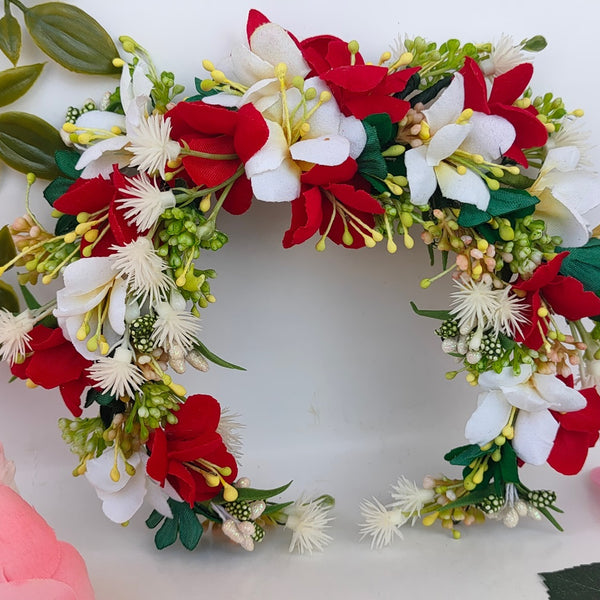 Red Bridal Hair Accessories - Distacart