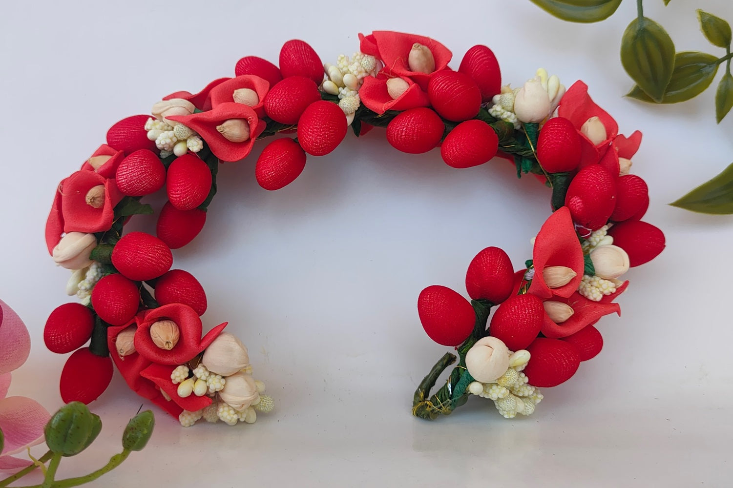 Orange Flower Gajra - Distacart