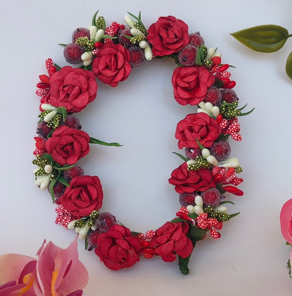 Red Rose Flower Gajra - Distacart