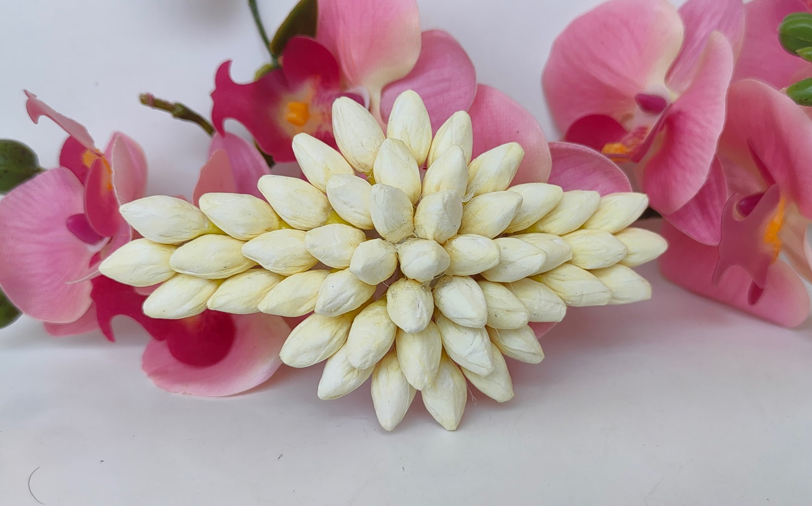 Artificial Jasmine Hair Clip - Dista