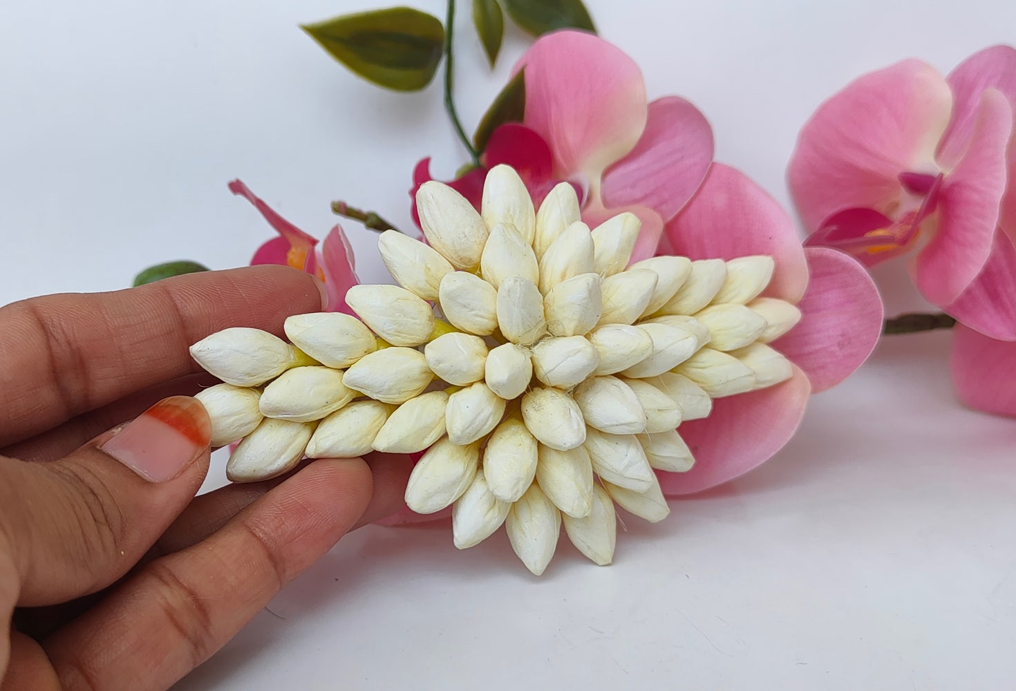 Artificial Jasmine Hair Clip - Dista