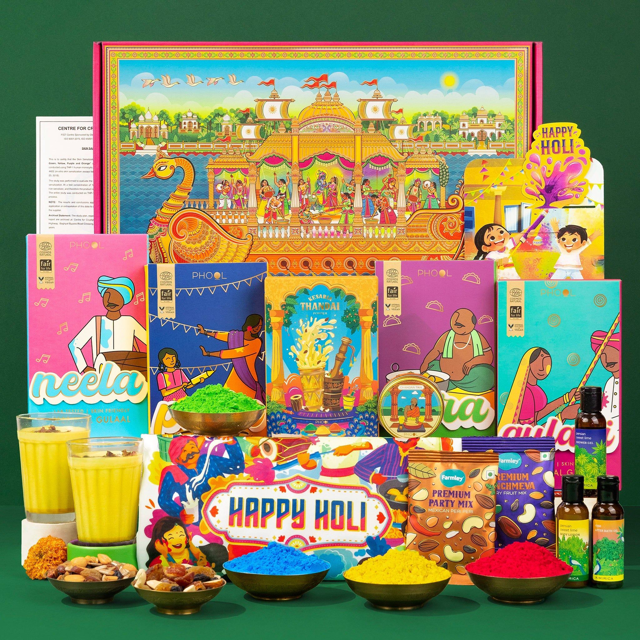 Phool Holi Milan Giftbox - Distacart