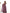 Lorenvalley Fashion Mauve Pure Roman Silk Chanderi Fabric Fully Flared Anarkali Pant With Dupatta Set - Mauve - Distacart