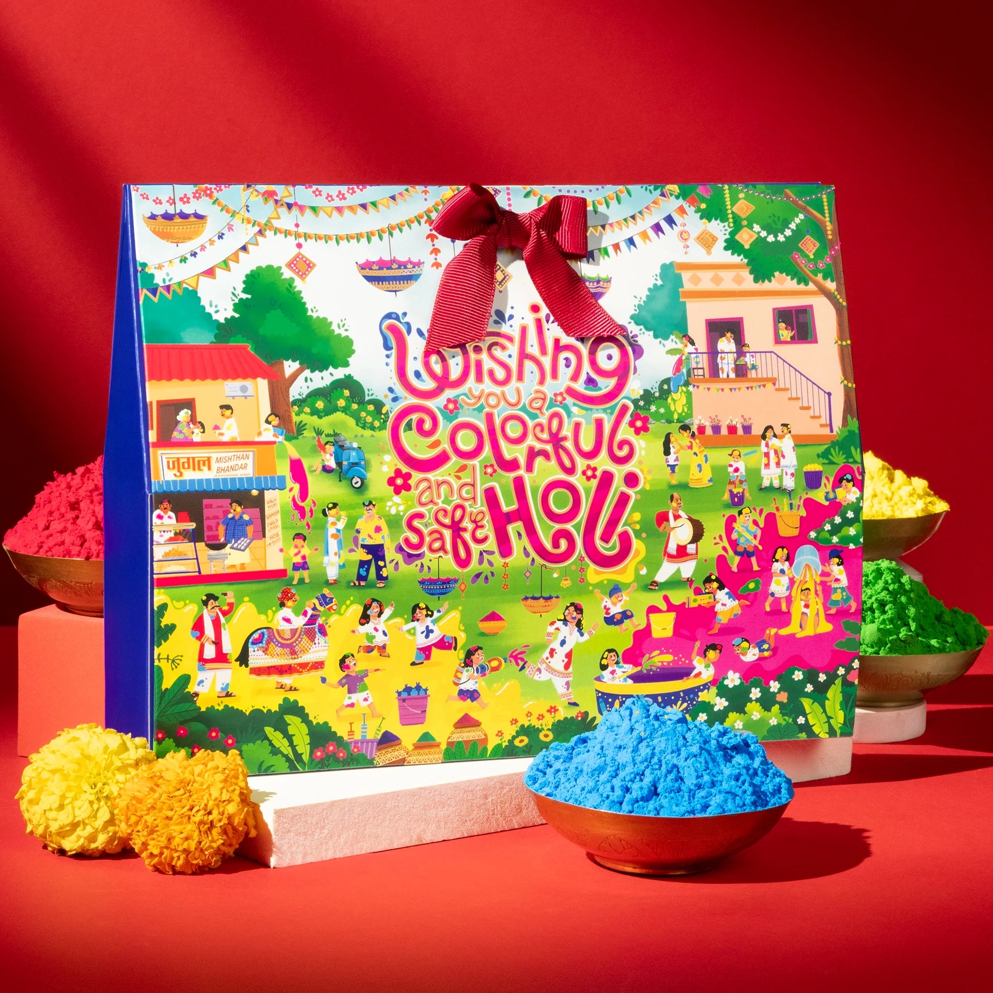 Phool Holi Celebrations Gift Box - Distacart