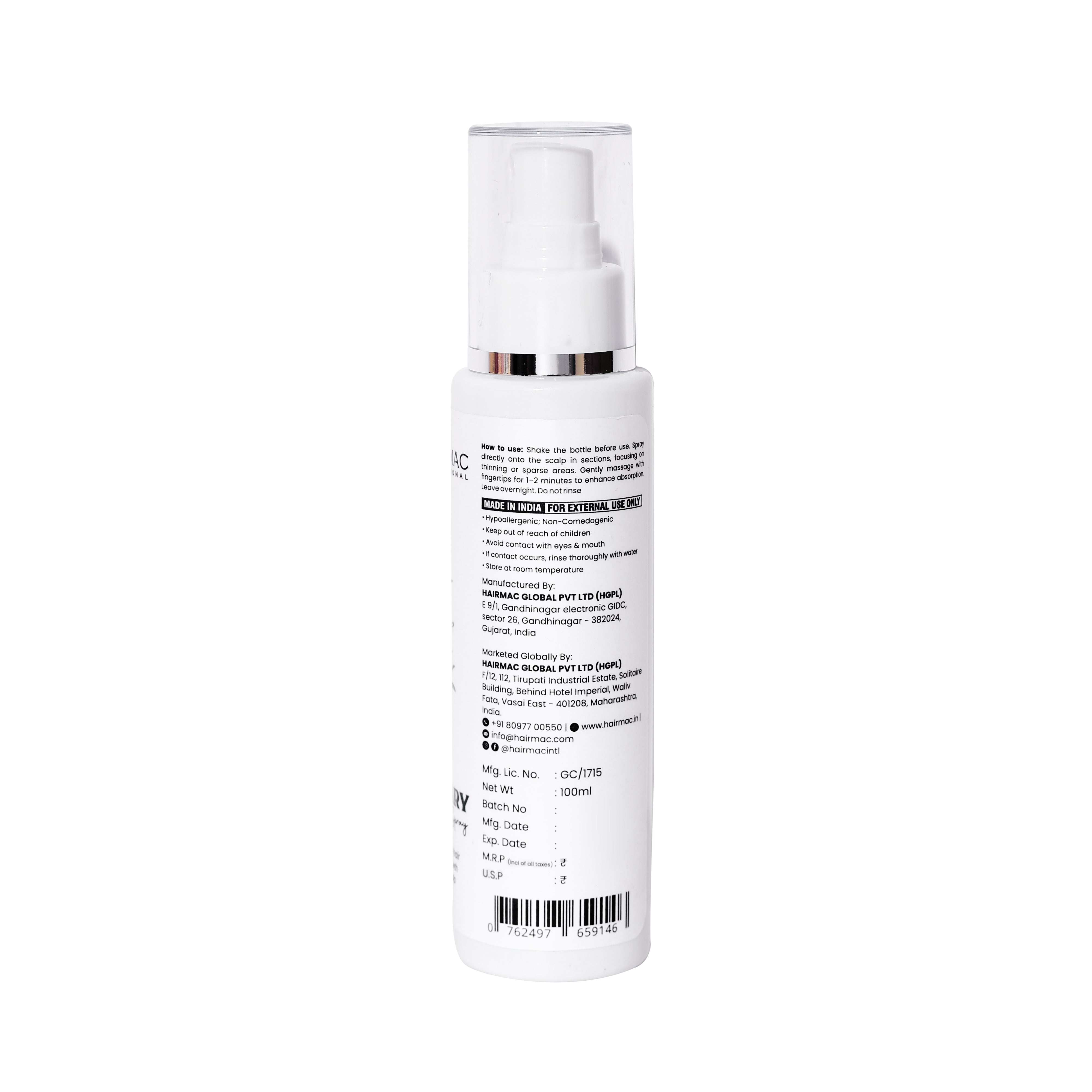 Hairmac Rosemary Hair Growth Spray - Dista
