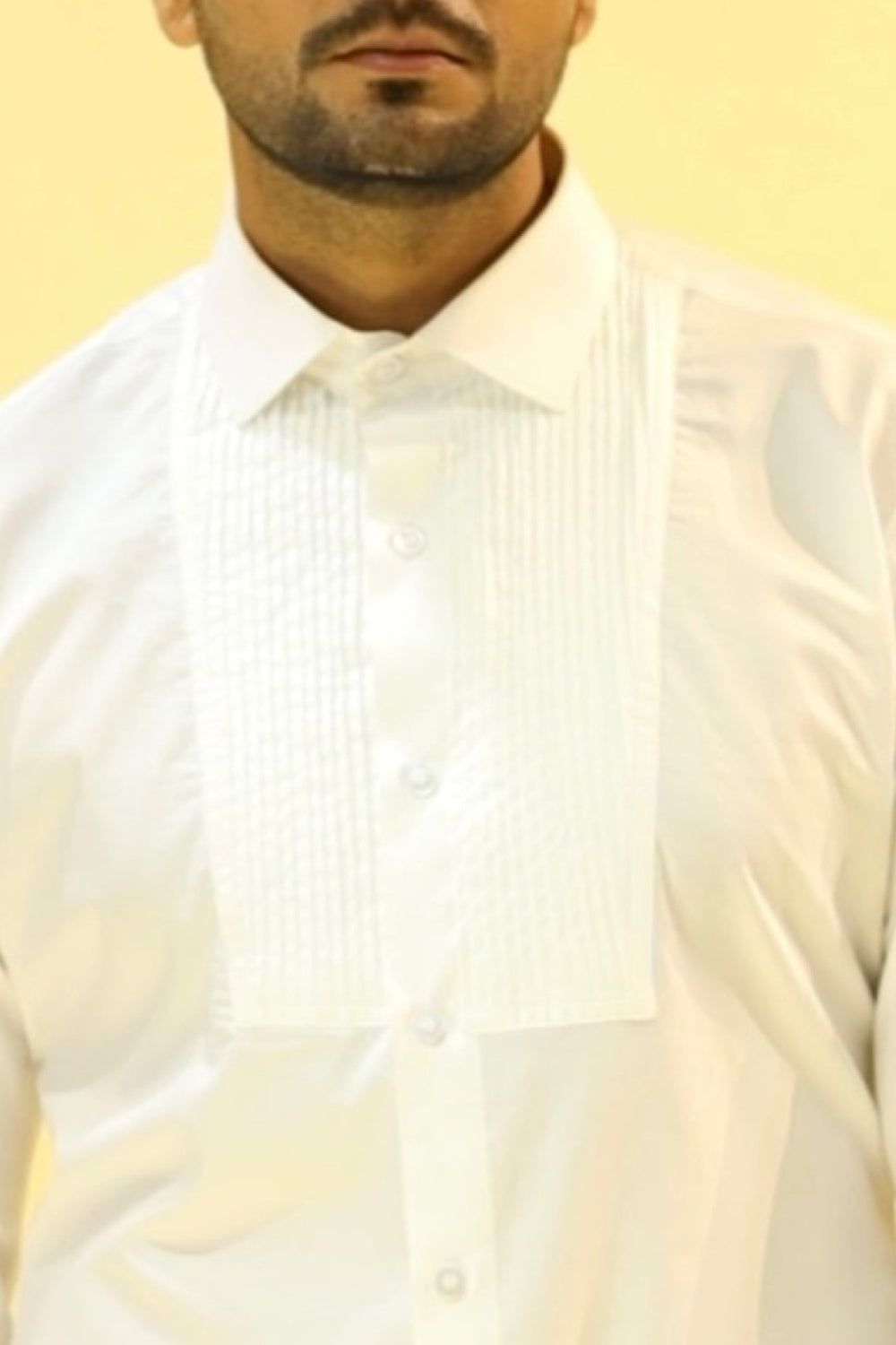 Duende Designer White Shirt-Tuxedo Shirt by Hilo Design - Distacart