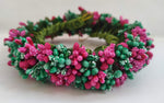 Thumbnail for Pink and Green Pollens Gajra - Dista