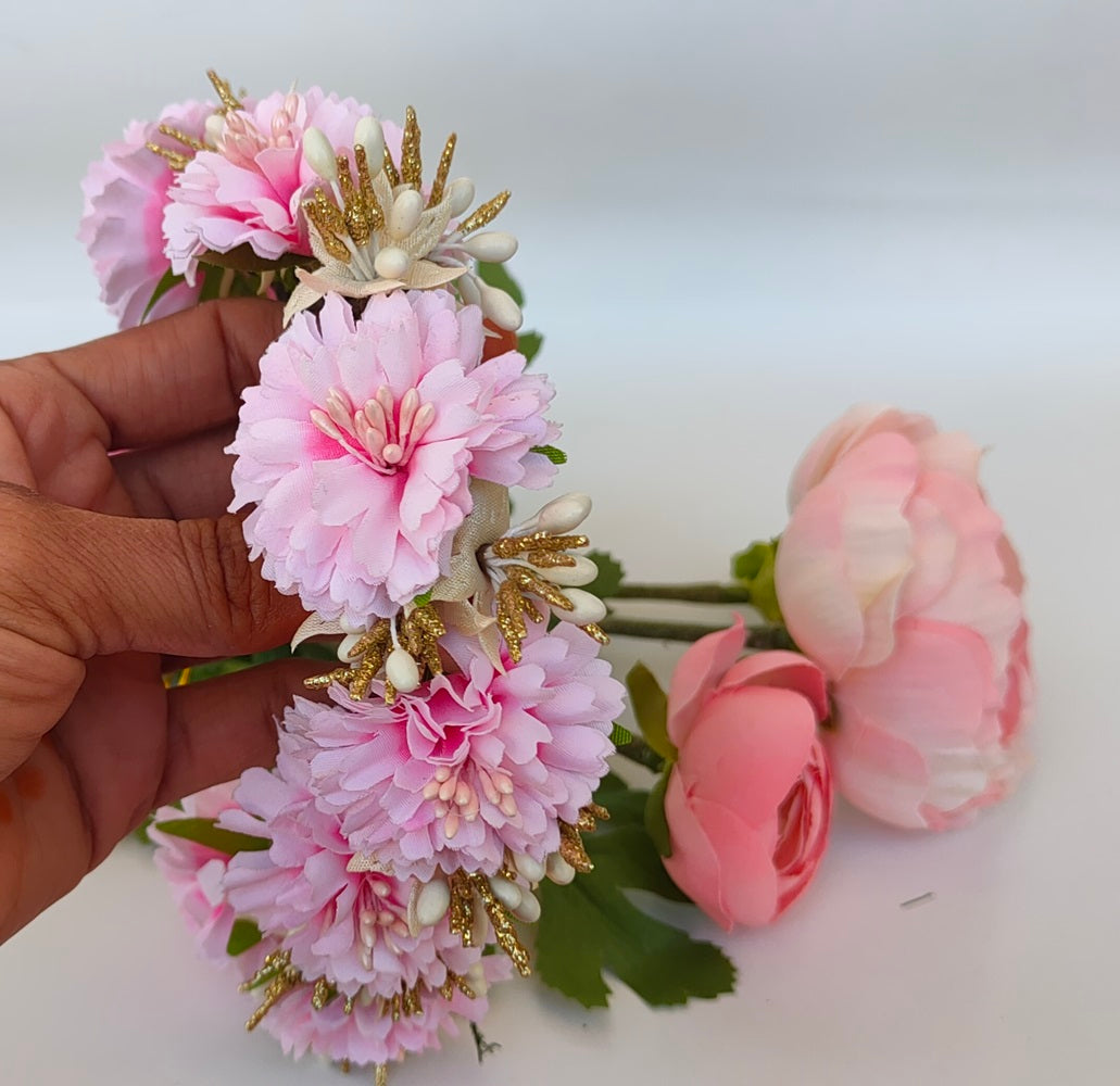 Baby Pink Bridal Hair Accessories - Distacart