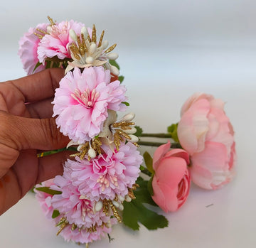 Baby Pink Bridal Hair Accessories - Distacart