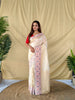 Mameraa Sarees Elegant Ivory Soft Silk Saree-Ivory - Dista