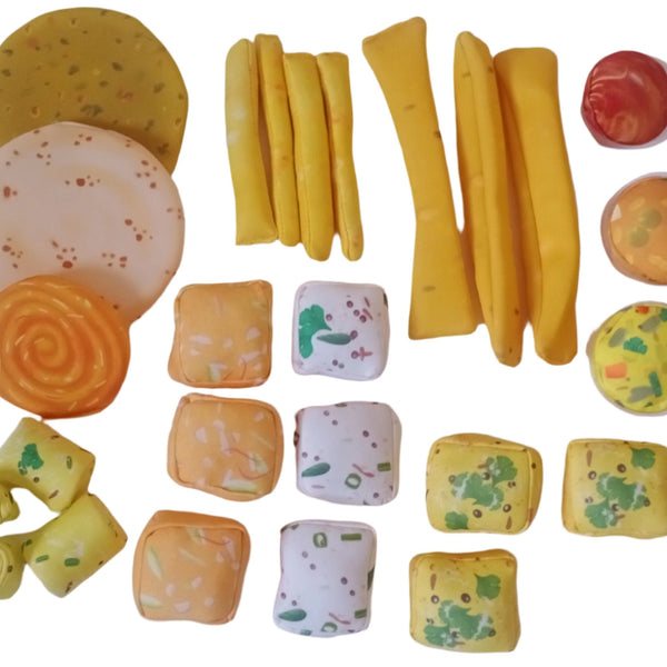 The Small Wonderland Gujarat Nu Gaurav Thali -Gujrati Food Inspired play food toys