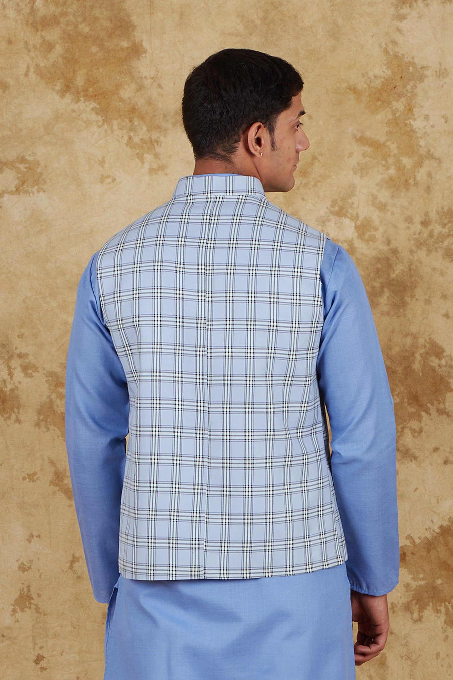 Bluesaanchi Men's Uranianblue Waistcoat - Distacart