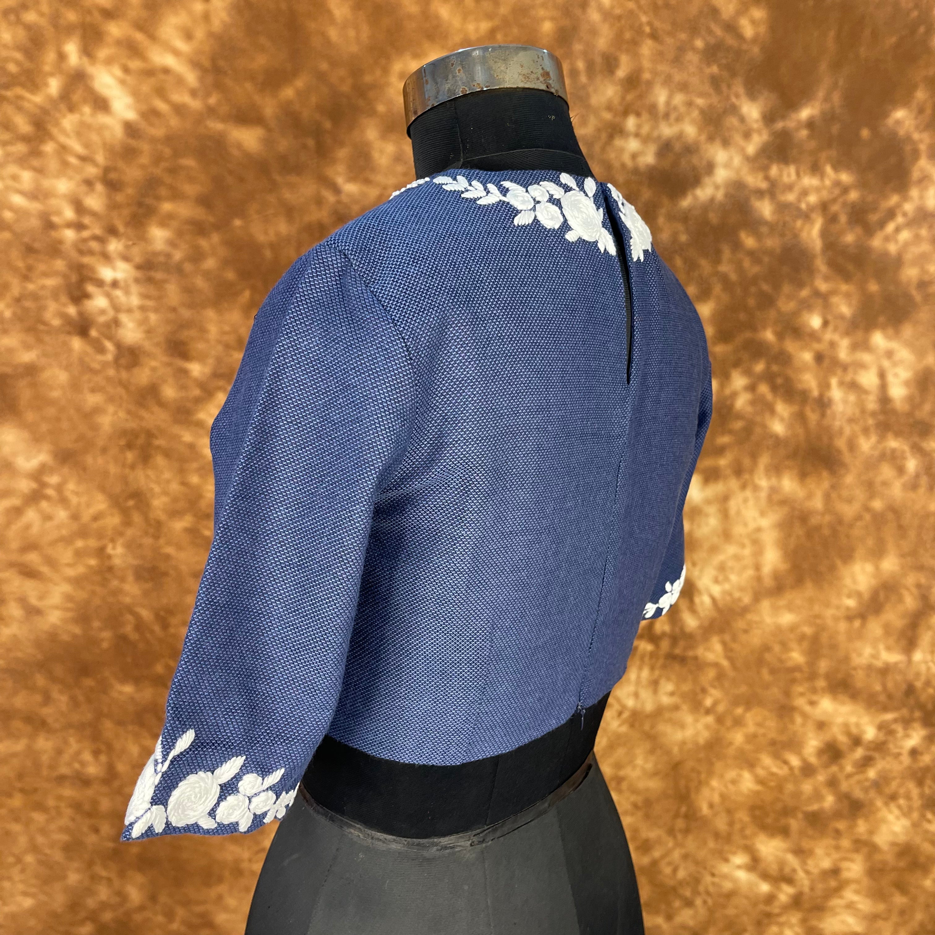 Jardosi Justajoo Blue Coloured Cotton Ready to Wear Blouse - kapda Tailor - Distacart