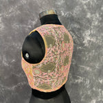 Thumbnail for Parchment Pink Pink Coloured Net With Embroidrey Ready to Wear Blouse - kapda Tailor - Distacart