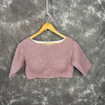 Thumbnail for Asymmetric Symmetry Multi Color Coloured Cotton Ready to Wear Blouse - kapda Tailor - Distacart