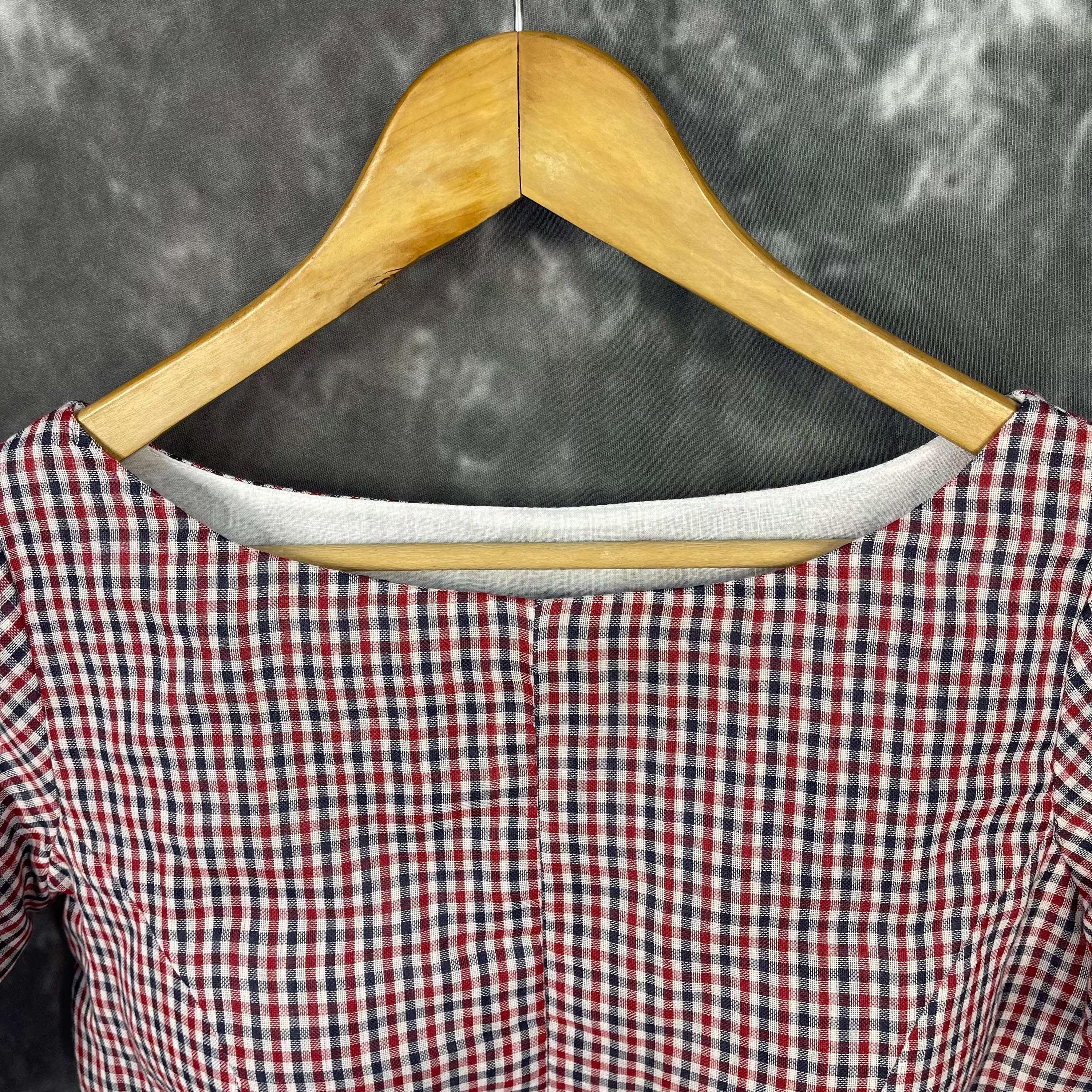 Asymmetric Symmetry Multi Color Coloured Cotton Ready to Wear Blouse - kapda Tailor - Distacart