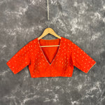 Thumbnail for Majestic Yellow Yellow Coloured Silk Ready to Wear Blouse - kapda Tailor - Distacart